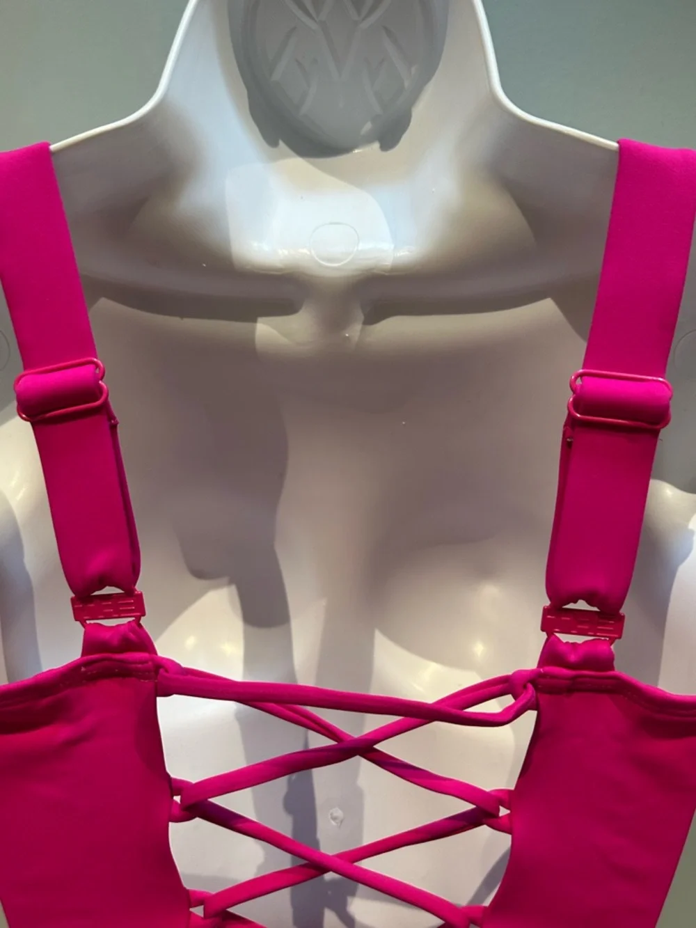 Ta3 Squarey Pink One Piece Swimsuit Bathing Suit XS Regular / Long New with Tag